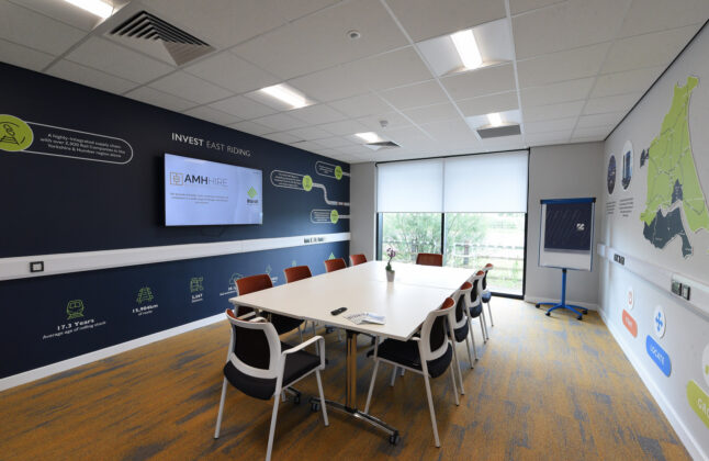 Meeting room 3 at the RaisE Business Centre