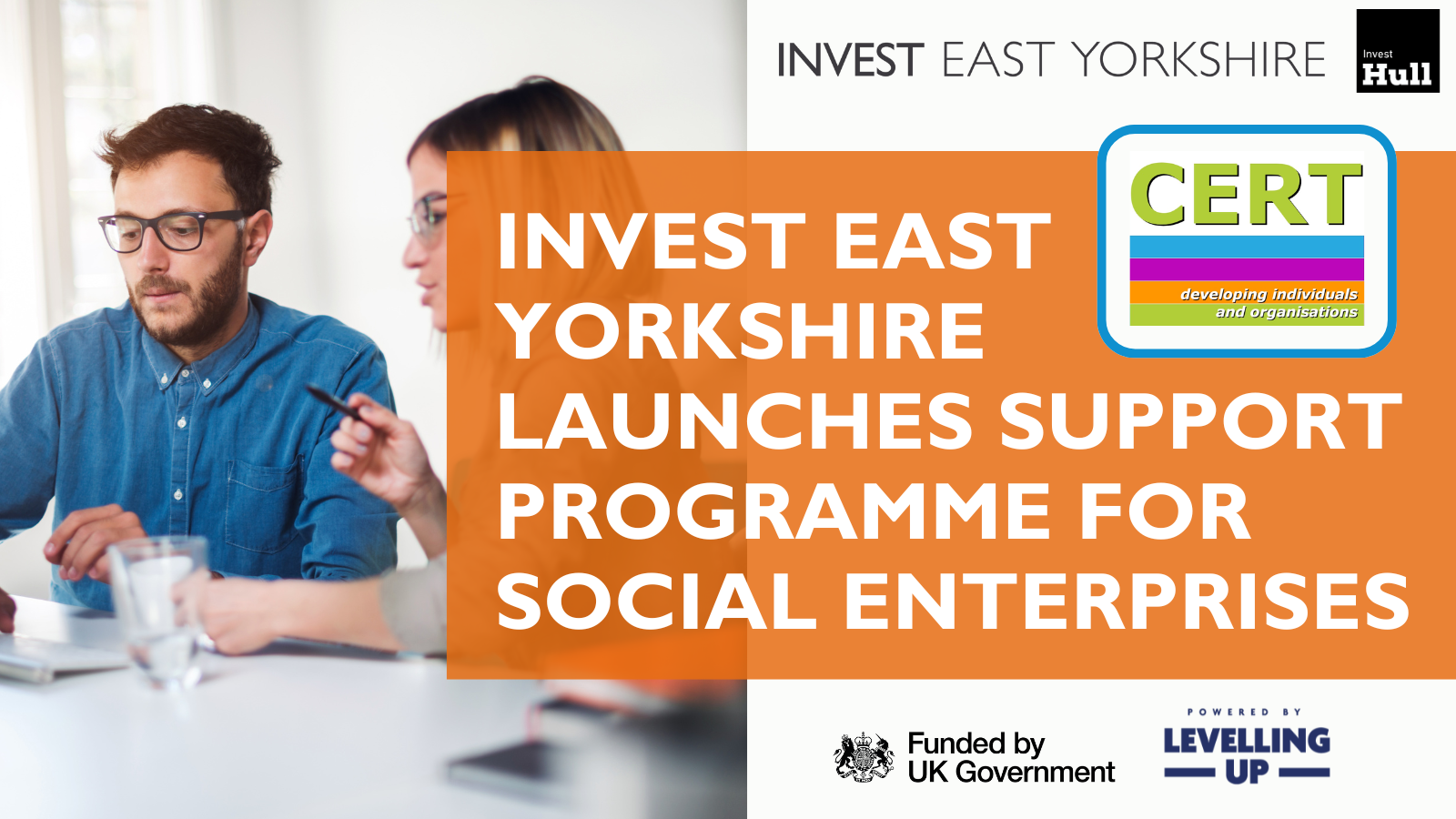 Graphic to promote the social enterprise support programme