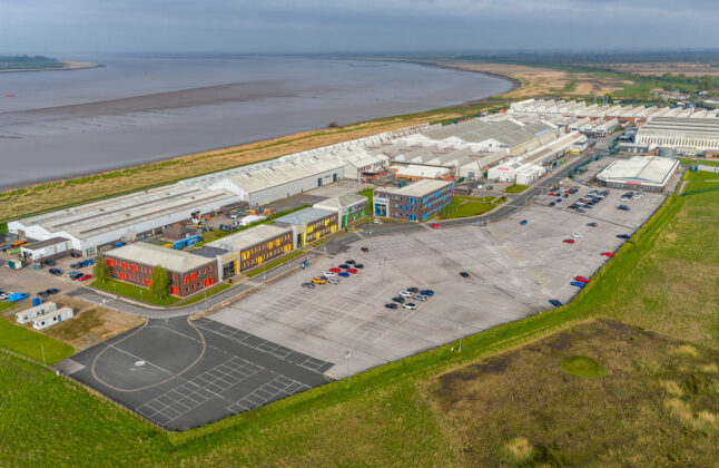 Aerial image of Humber Enterprise Park Brough